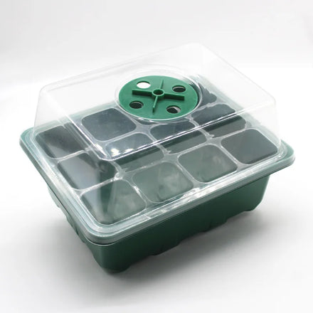 Wholesale Plastic Garden Nursery Carry Tray 6-12 Cell Germination Starter PET Material Seed Nursery Plug Trays Grow Box Lid