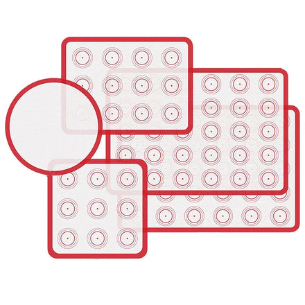 Square Silicone Macaroon Baking Mat Non-Stick Non-Slip Eco-Friendly Baking Sheet Pad