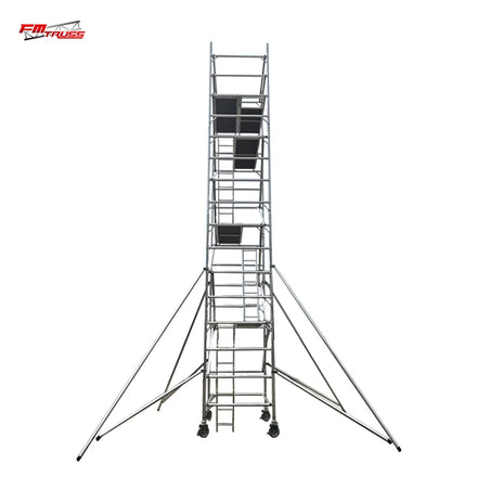 Industrial Design Style Durable 10m and 20m Aluminium Scaffolding Tower with Wheels From Guangzhou