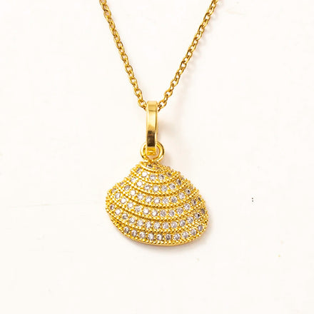 Fashion Jewelry Crystals Shell Necklace Hawaiian Seashell Necklace Summer Beach Accessories Necklace for Women