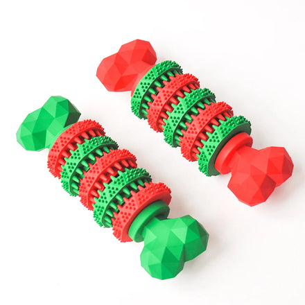 Toxic Free Durable Rubber Slow Feeder Teeth Cleaning for Pets Molar Bite Dog Chew Toys