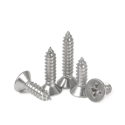 Machine Production Flat Cross Countersunk Head Screws Self Tapping Screw