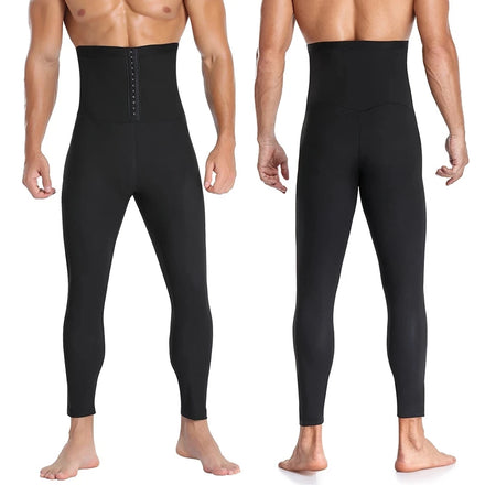 Plus Size Woven Firm Control Abdomen Waist Trainer Slim Fitness Leggings Shapewear Underwear
