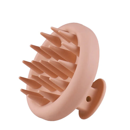 Custom Brand LOGO Package Color Small Silicone Round Scalp Massage Brush Scalp Brush Scalp Massager