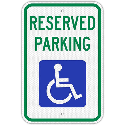All Reserved Aluminum Parking Signs Custom Reserved Parking Signs Handicap Parking Signage