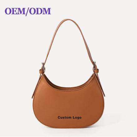 ODM Logo Custom Pu Leather Shoulder Bag Women Hand Bags Crossbody Elegant Ladies Purses and Handbag