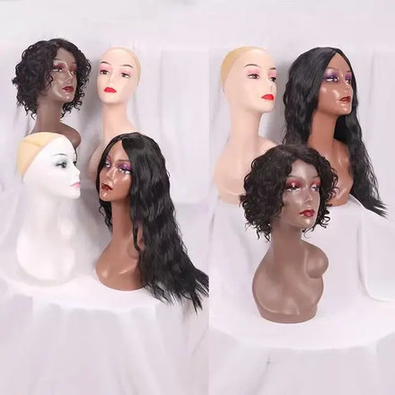 European Beauty Scarf Hat Display Props Mannequin Wig Head Realistic Mannequin Head Wig Display