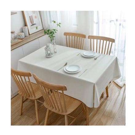 Table Cover Cream-colored Custom Logo Rectangular