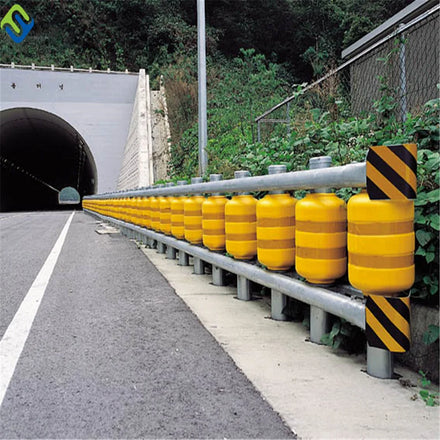 High Quality Traffic Safety Rolling Guardrail Roller Barrier for Highway