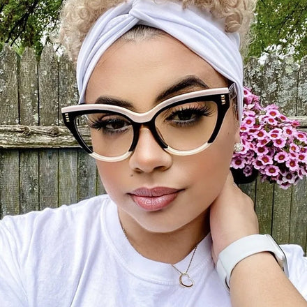 Hot Selling Retro Optical Frames Wholesale Anti Blue Light Glasses Women Luxury Trendy Latest Optical Frame Design