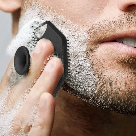 OEM/ODM Silicone Face Scrubber Exfoliator Brush Manual Facial Cleansing Exfoliating Brush Gentle Scrub Wash Face Brush 2 Count