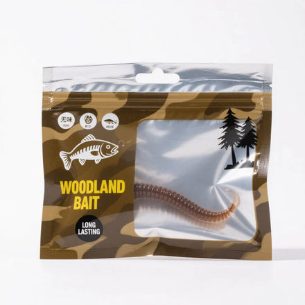 Custom Printed Plastic Zipper Fish Feed Fishing Bait Lure Packaging Three Side Sealed Lure Baits Bags