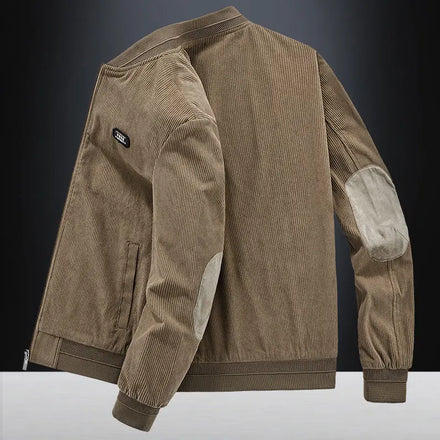 Wholesale Men's Bomber Jacket Fashion Corduroy Cotton Casual Outerwear Cloths Oversize Bomber Jackets for Men