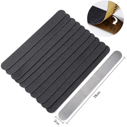 Straight Replacement Nail File Removable SandPaper With Stainless Steel Handle Metal Sanding Nail File