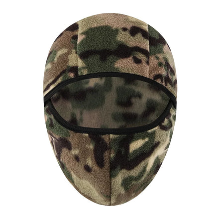 Tactical Fleece Ear Warmer Balaclava Custom Logo Ski Mask Hat Camo Winter 100% Polyester Unisex Adults Sports Fishing Daily