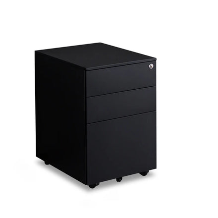Cabinet Drawer Mobile File Pedestal Metal Filing Drawers Office Black Lock Steel Pedestalmobile Storage Whuthslides Lateral