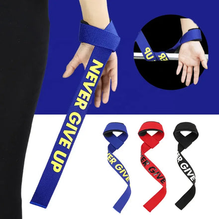 Custom Weightlifting Wrist Strap Protector Anti Slip Grip Straps Band Gym Straps Weight Lifting for Men