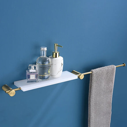 304 Stainless Steel Toilet Towel Rack Black Square Bathroom Towel Holder with Brushed Finish Metal Hardware Accessories