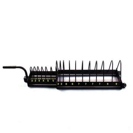 Gym Equipment Power Barbell Bar Weightlifting Removable Bumper Plate Storage Rack