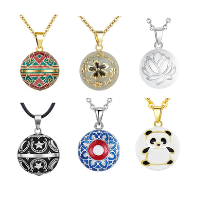 Merryshine Al Mayor Pregnancy Bola Harmony Ball Silver Angel Callers Llamadores De Angeles Pendant Necklace