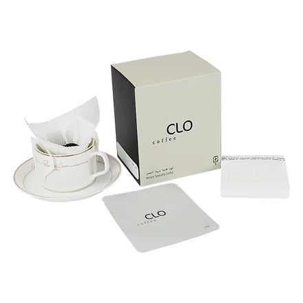 Portable Cone-Shaped Hanging Ear Drip Coffee Filter Paper Bag Easy Use for Home Office Travel or Camping