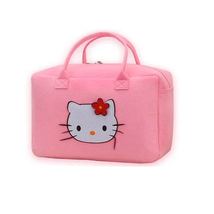 Felt Storage Bag Travel Draw-bar Box Luggage with Handle Felt Travel Bag