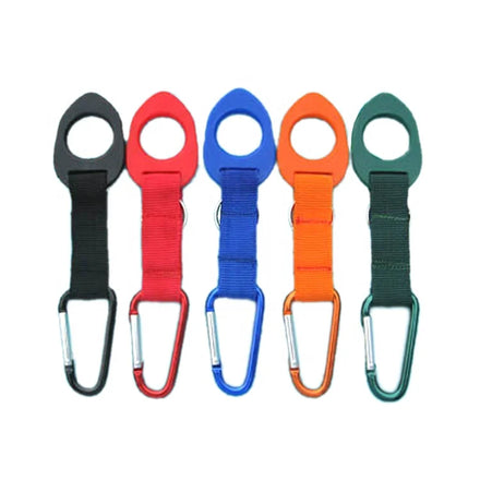 China factory Wholesale Promotional Strap Key Chain Aluminum Carabiner Water Bottle Holder Keychain