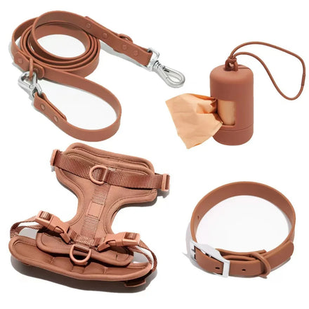 Multi-colors Dog Harness and Leash Set for Small Puppy No Pull PVC Adjustable Pet Luxury Dog Harness