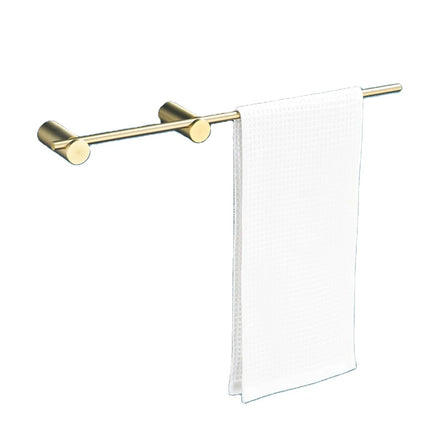 Wall Mounted Stainless Steel Bath Towel Bar Hanger Shelf Organizer Brushed Metal Bathroom Accessories Toilet Towel Rack Holder