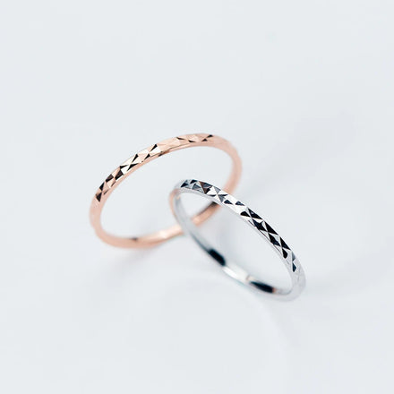 Ins Luxury Simple Design 18k Real Gold Plated Trendy Ring Bling Sparkling 925 Sterling Silver Wedding Rings Women Jewelry