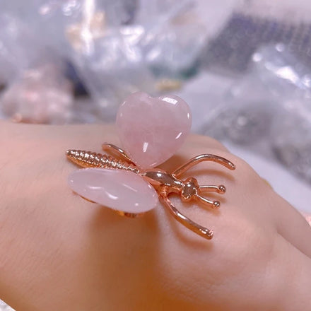 Diy Jade Hot Selling Crystal Gifts Crystal Small Animal Ornament Crystal Butterfly Ornament