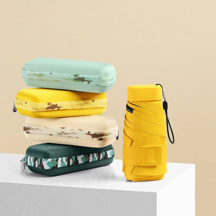 Mini Pocket Fold Umbrella with Logo Print Women Umbrella Suitable for Outdoor Travel High Quality