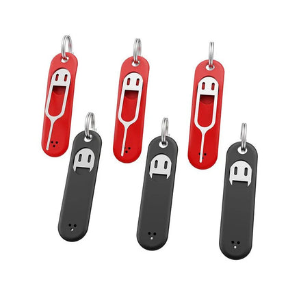 Anti-Lost Sim Card Eject Pin With Storage Case SIM Card Storage Case Ejecter Tool With Keychain
