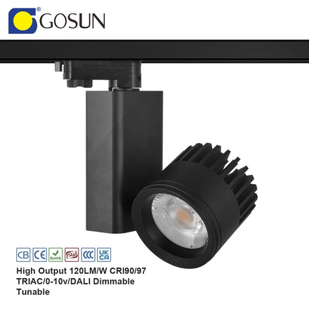 5-year Warranty Aluminum Profile Anti Glare 15-60 Zoomable 20/32/42w Track Led Light