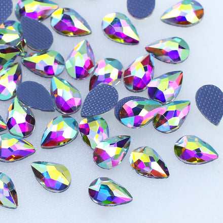 Dongzhou Crystal Heat Transfer Glass Rhinestone Flatback Hotfix Gemstone for Garment