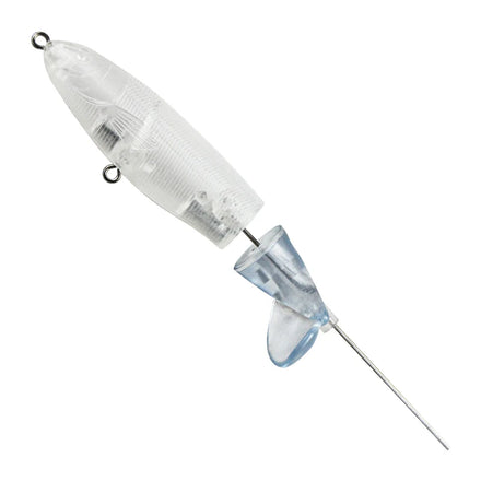Unpainted Fishing Lure Blank Pencil Bait 10.5g 14g 31.5g Soft Tail Hard Baits Rotated Plopper Blanks Unpainted Topwater Bait