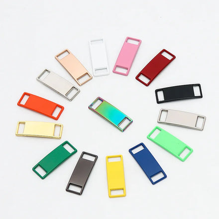 Custom logo Metal Shoe Buckle for Sports Shoes Shoelace Buckle