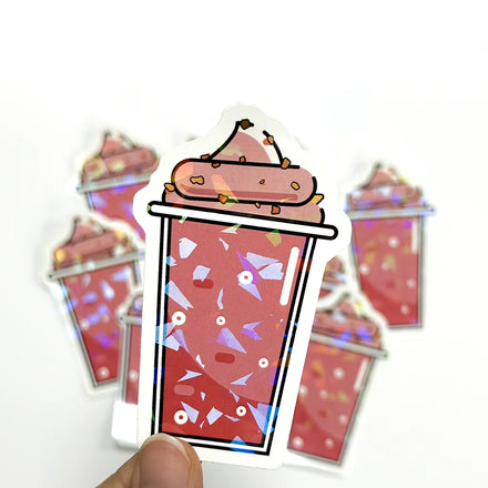 Cartoon Anime Custom Die Cut Vinyl Stickers Holographic Stickers PU Stickers with Your Own Design