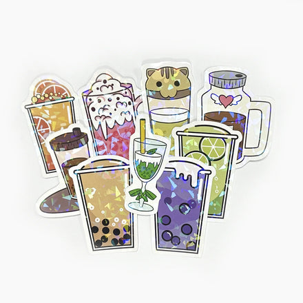 Custom Cartoon Anime Custom Die Cut Vinyl Stickers Holographic Stickers PU Stickers with Your Own Design