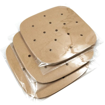 Disposable Oil-Proof Oil-Absorbing Paper Liner for Air Fryer Baking Household Barbecue Pizza Bread Hamburger in Kitchen Pan Oven