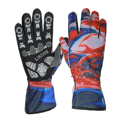 Leather Go Kart Driving Gloves Outdoor Custom Youth Adult Car Driving Racing Karting Gloves Best Quality Lightweight Microfiber