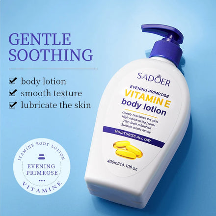 OEM SADOER Body Skin Care Moisturizer Nourishing Cream Smooth Vitamin E Body Lotion Body Care Cream