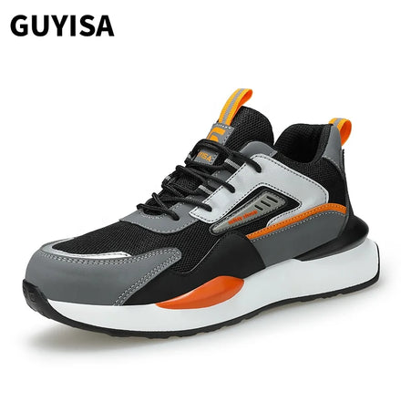 GUYISA Brand Hot Sale Safety Shoes Lightweight Rubber Plastic Outsole Safety Shoes