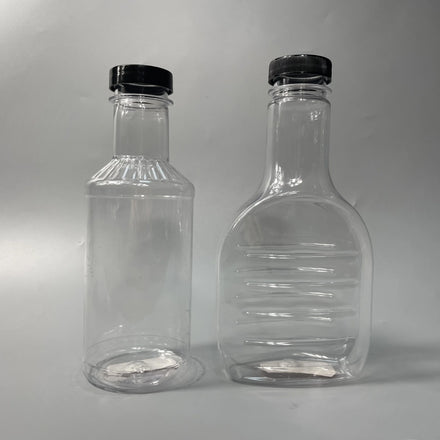 16 OZ LONG RING NECK PLASTIC Chilli Sauce Bottle Food Grade Pet Plastic DRESSING Flip Squeeze Lid BOTTLE