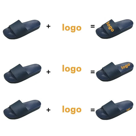 Hot Sale Custom Logo Slides Men Slippers Designer Brand Waterproof Outdoor Custom Printed Embossed Logo Slides for Men and Women
