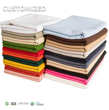 Eco-friendly Knitted Sustainable 290gsm 92% Bamboo 8% Spandex Jersey Fabric for Clothing