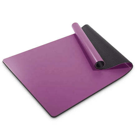 2026 New Fashion Custom Logo Printed Yoga Mats Pu+Natural Rubber Sided Yoga Mat Oem Yoga Mat