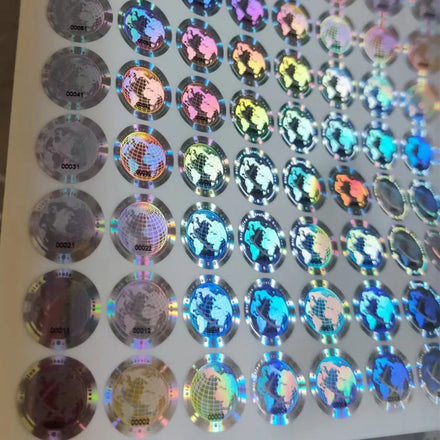 Free Design Custom Print Anticounterfeit Security Laser Hologram Label Sticker 3d Secure Genuine Hologram Label