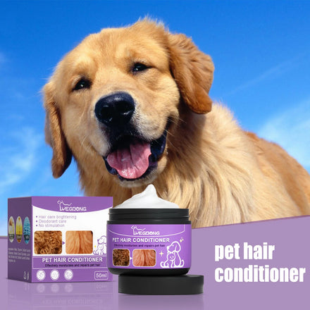 Yegbong 100% Natural Vegan Fluffy Smooth No Knots Anti-Static Dog Pet Hair Care Conditioner