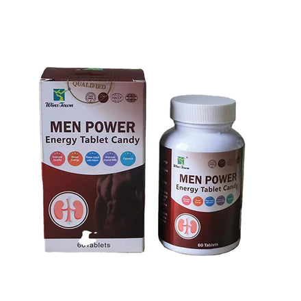 Manufacturer's Organic POWER Energy Tablet Candy Private Label Freshly Processed Natural Powder Pills Bulk Box Cup Sachet